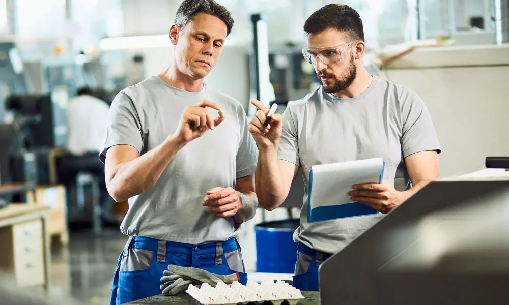 industrial-workers-cooperating-while-doing-quality-control-manufactured-products-factory